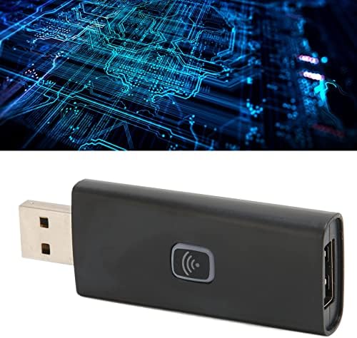 CHICIRIS Játék Kezelni USB Átalakító, Fekete Szakmai Erős Hordozható ABS Vezeték nélküli Vezérlő Adapter PC Játékvezérlő