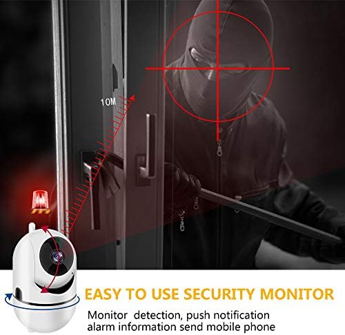AOLANS Biztonsági Kamera, Vezeték nélküli Beltéri camaras de seguridad Kamerák Biztonsági Bébi Monitor 360 Fokos Kamera a Szabályozható/Háziállat/kamera