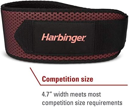 Harbinger Hexcore 4,5 Hüvelykes súlyemelés, majd az Edzés Öv, Verseny Méret (Férfi & Női)