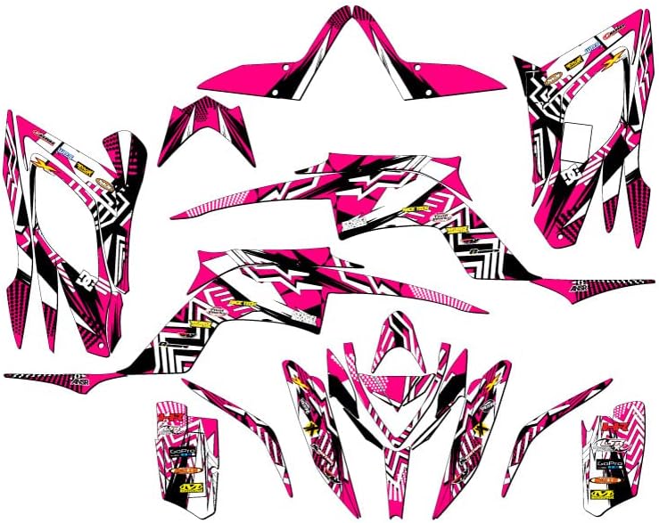 2013-2020 Raptor 700 Mayhem Rózsaszín Senge Grafikus Készlet Kompatibilis a Yamaha