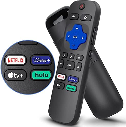 Amtone Új Csere Távirányítót a Hisense ROKU Smart Tv-vel, a Netflix Disney Hulu VUDU Kulcs illik a 50H4 55H4 48H4 40H4 R6070 50R7E 32H4C