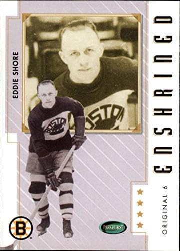 2003-04 2004 Parkhurst Eredeti 6 (Hat) 89 Eddie Shore Boston Bruins Hivatalos NHL Jégkorong Trading Card által ITG a Játék