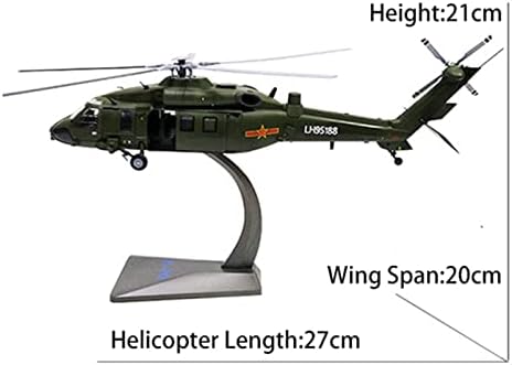 REDRAR a Kínai légierő Helikoptere Z-20 Harcos Z20 Modell Skála 1/72 Repülőgép-Ajándék, Dekoráció