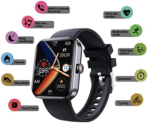 EVNI Bluetooth Divat Smartwatch, Vércukorszint Ellenőrzés Smartwatch, Egészség, Fitness Smartwatch a pulzusszám, Fájdalommentes Vércukor