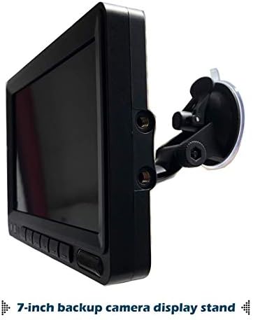 Collyon Szélvédőre Szerelhető，Autó Szélvédő tapadókorong Kamera állvány a 7 hüvelykes Kijelző Monitor a Biztonsági Kamera