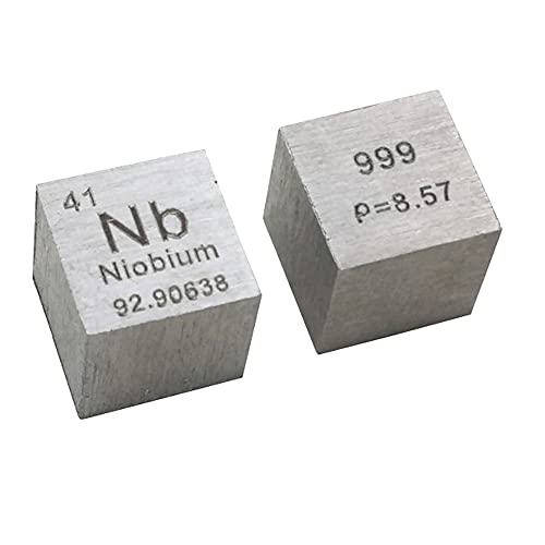 5 DB Elem Kocka Meghatározott 10mm Sűrűség Kockák 99.99% Tisztaságú Napi Fém Cubest Nióbium -, Nikkel -, Réz, Titán, illetve