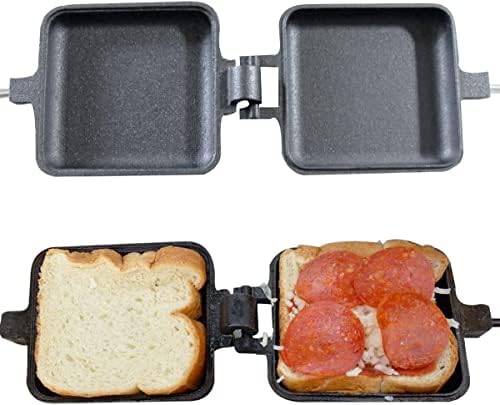 AILITOR öntöttvas Tábor Pite Tűzhely, Tábortűz szendvicssütő (Csomag 2)