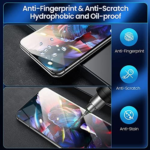 Suzii [2 Csomag]a Samsung Galaxy S23 Plusz 5G S23+ Privacy Screen Protector Edzett Üveg Támogatás Ujjlenyomat Kinyit, Anti-Spy képernyővédő