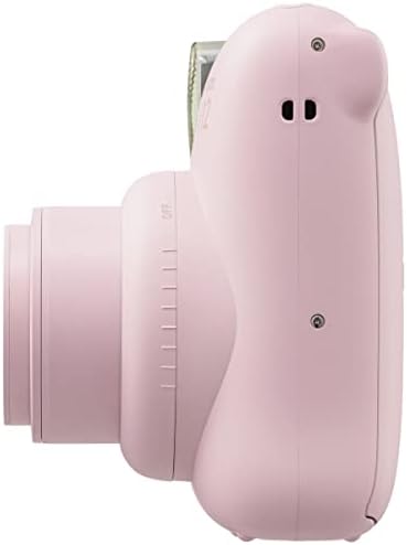 FUJIFILM INSTAX Mini 12 Instant Film Kamera (Virág Rózsaszín) + Fuji Instax Instant Film Egyes Csomag - 10 Nyomatok + Védő tok - Rózsaszín