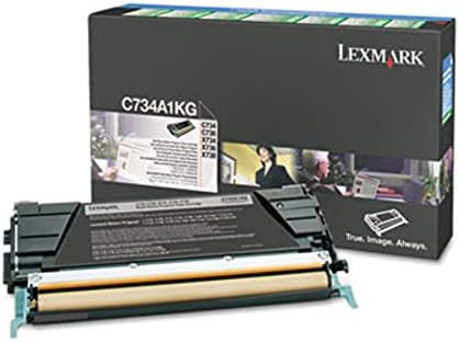 Lexmark C734a1kg Return Program Festékkazetta, Fekete-Kiskereskedelmi Csomagolás