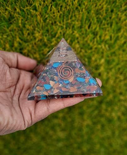 Hét Csakra Piramis/Pozitív Energia Generátor Természetes Kristály Kő Stressz Újraéli, valamint a Jóga Gyógyító, Kiegyensúlyozó Meditaion