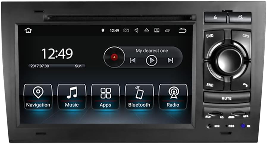 Hualingan A4-es 4+64 gb-os 7 érintőképernyő Rádió Sztereó Frissítés Autó GPS Navigációs fejegység, DVD Lejátszás Android 11