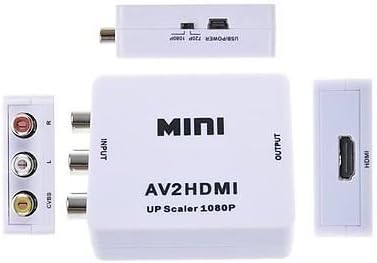 Mini Kompozit AV CVBS 3RCA-HDMI Video Átalakító Adapter 720p, 1080p Upscaler