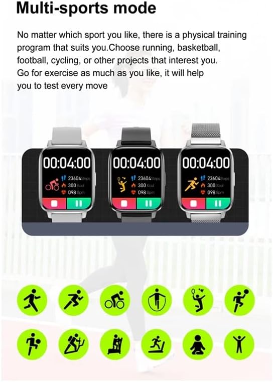Firsitng Smart Óra Bluetooth Hívja a Férfiak a GPS Tracker NFC pulzusmérő IP67 Vízálló Vérnyomás SmartWatch (Ezüst)