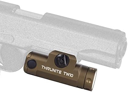 ThruNite TW10 Szabott Fekete Cserkész Survival Edition USB-C az Újratölthető Vasúti Mount Zseblámpa (Sivatag Tan, hideg Fehér)