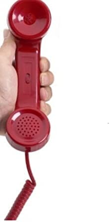 Vezetékes Piros Nem Telefonvonal - a Bejövő Hívások Csak - Eredeti Stílusát, Asztali Telefon