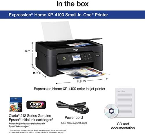 Az Epson Expression Home XP-4100 Vezeték nélküli Színes Nyomtató Szkenner, Fénymásoló