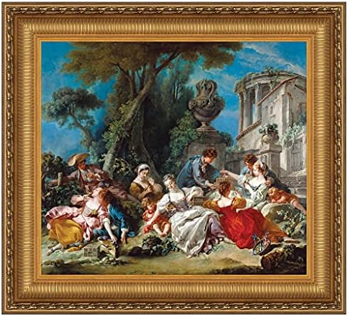 Design Toscano A Madár Rögzítők, 1748 Vászon Festmény Replika, Grande