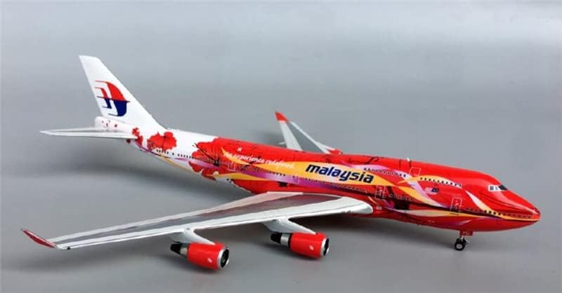 Phoenix Malaysia Airlines Hibiszkusz Élmény újra a Boeing B747-400 9M-MPD-1?400 FRÖCCSÖNTÖTT Repülőgép Előre épített Modell