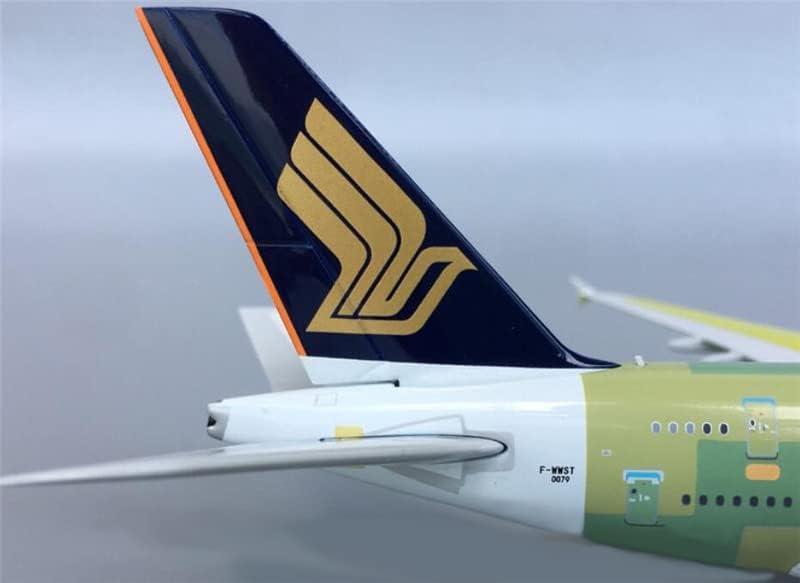 Phoenix Szingapúri Légitársaság Airbus A380-as F-WWST 1?400 FRÖCCSÖNTÖTT Repülőgép Előre elkészített Modell