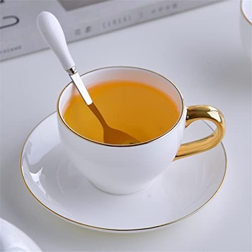 HDRZR Elegáns porcelán teás készlet tea csésze kerámia cserép virág teáskanna meghatározott kávét platinum felni tea csésze