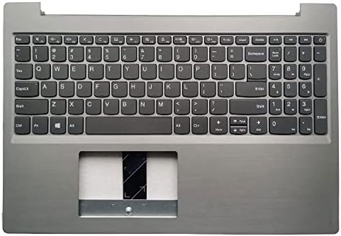 Laptop angol Billentyűzet Kompatibilis a Lenovo Ideapad L340-15 L340-15API L340-15IWL MINKET Elrendezés Ezüst Palmrest Borító