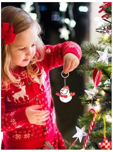 ERTY Karácsonyi Visszaszámlálás Adventi Naptár 24 Nap Meglepetés Medál Lányok | Varázsa kulcstartó Játékok karácsonyfadísz Gyerek