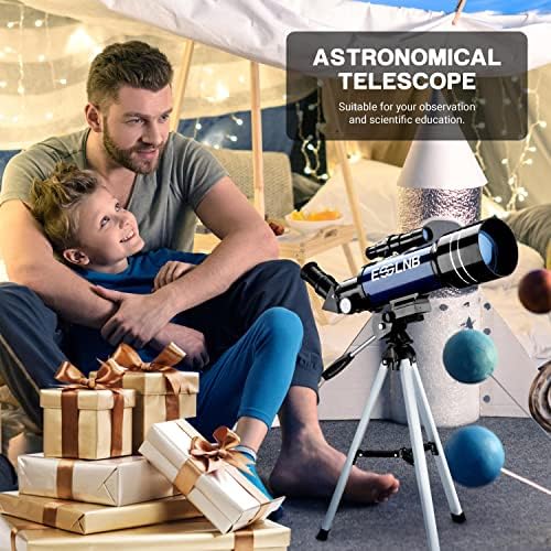 ESSLNB Kezdő Távcső Gyerekeknek, a Gyerekek 70mm Csillagászati Refraktor Teleszkóp Multi-Teljes mértékben Bevont Gyerekek Távcső