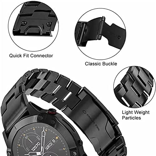 Lehet elérni, Gyors Illik Titán Ötvözet+Rozsdamentes Acél Watchband A Garmin Fenix 7X 7/6 6X 5X Pro Plusz Heveder Zenekar MARQ/Enduro