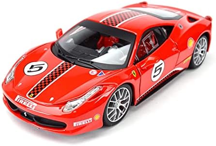 SWITC Treasureable Alufelni Jármű Modell 1 24 a Ferrari 458 Challenge Alufelni Meghalni-Casting Autó Modell Szimulációs Játék Jármű Gyűjtemény