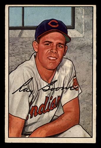 1952 Bowman 214 Ray Boone Cleveland indians (Baseball Kártya) EX Indiánok