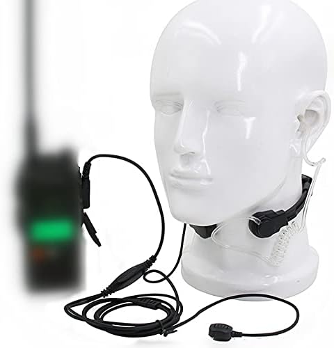 WODASEN Torkát, Mikrofon, Hangszóró, a Rejtett Akusztikus Cső Walkie Talkie Ujját AV Fülhallgató Kompatibilis Baofeng UV-5R