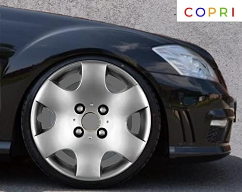 Copri Készlet 4 Kerék Fedezze 14 Coll Ezüst Dísztárcsa Snap-On Illik Opel/Vauxhall