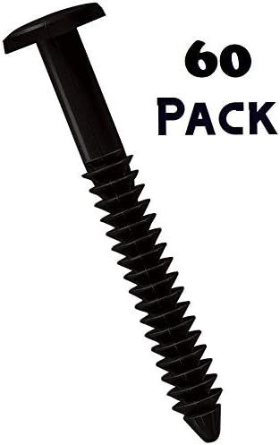Közép-Amerika Fekete 3 Exponáló Lok Peg Kötőelemek 60 Pack Tüskék - Hosszabb, Erősebb