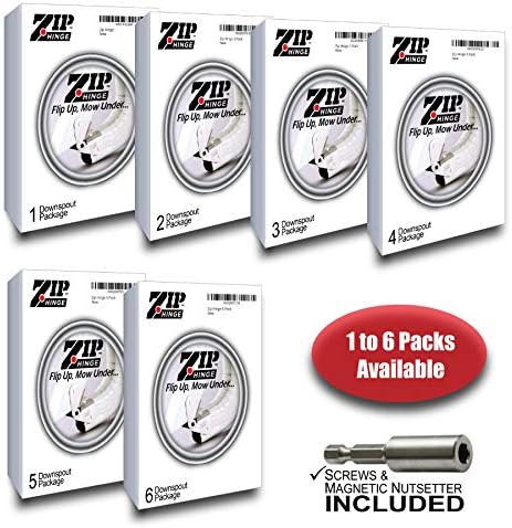 Zip Zsanér 1 Csomag Plusz | Made in USA Csatorna Kiterjesztését Zsanér | Is Tartalmaz Csattal, Csavarok, Mágneses Nutsetter & Utasítást