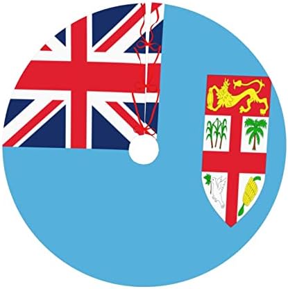 Karácsonyfa Szoknya, 30-48 Hüvelyk Zászló A Fidzsi-Szigetek Fa Mat a Karácsonyi Dekorációk, karácsonyi Parti Díszek