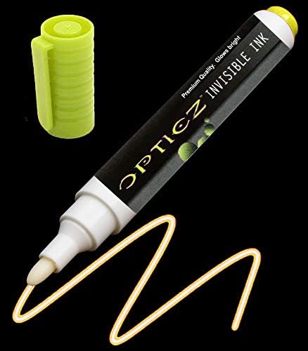 Opticz UV Blacklight Reaktív Nagy Tipp Láthatatlan Tinta, Filctoll, Sárga