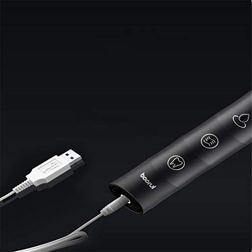Felnőtt hat Felszerelés Mód 3 Cserélhető Kefe Fej USB Töltő 7-Szint Vízálló Akusztikus Elektromos Fogkefe (??)