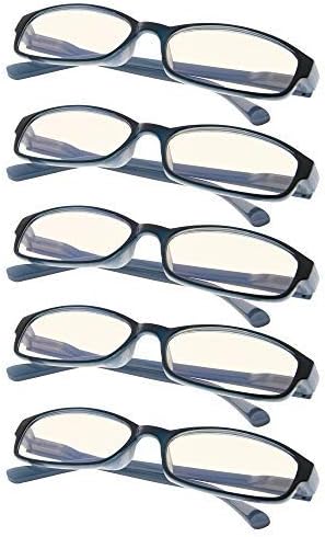 Gr8Sight 5-Pack Számítógép Olvasó Szemüveg UV Védelem Szemüveg Olvasók a Nők