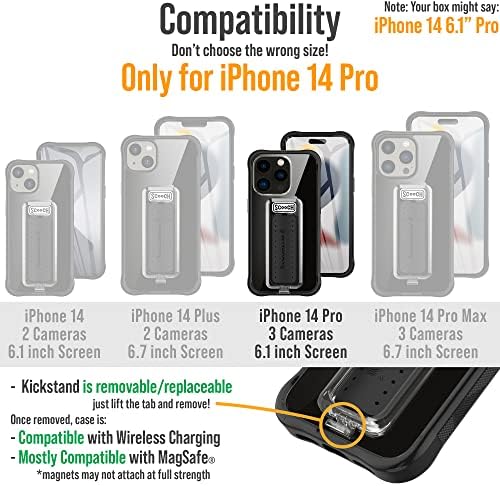 Állítsunk Szárnysegéd iPhone 14 Pro (Szmoking) a Csomagban Edzett Üveg Képernyő Védő [3-Pack]