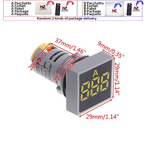 22MM AC 12-500V Voltmérő Tér Panel LED Digitális Feszültség Mérő Indikátor Fény,Fehér