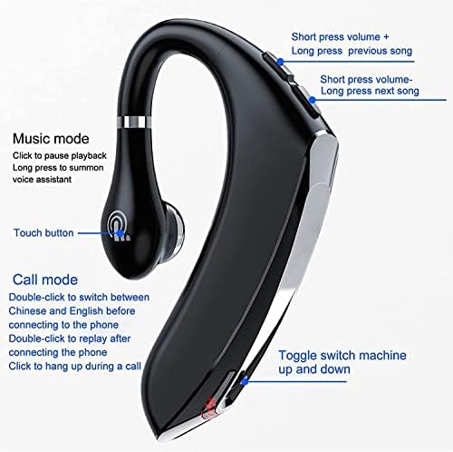 OZELS Ultra Hosszú Készenléti Egyetemes Vezetés Vezeték nélküli Bluetooth Headset Lógó Fül Sport Anti-Verejték Fájdalommentes