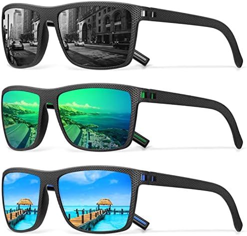 Tér Polarizált Napszemüveg a Férfiak Klasszikus Stílusú Vezetés Utazási napszemüvegek Könnyű Váz UV elleni Védőszemüveget