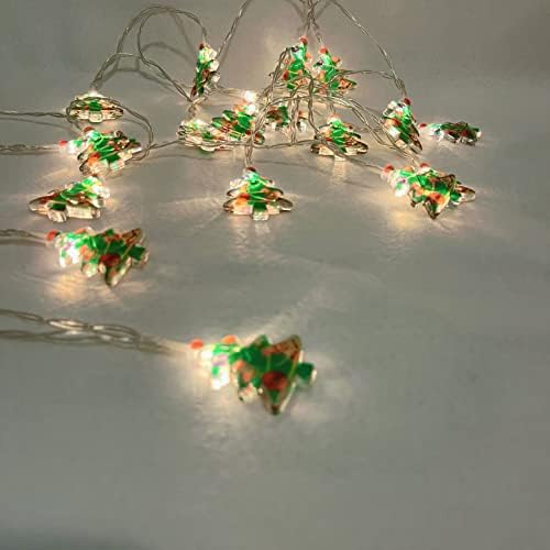 LED Karácsonyi String Fények, Télapó, Hóember, karácsonyfa Fesztivál Hangulat Lámpa (karácsonyfa(118inch 20 Izzók))