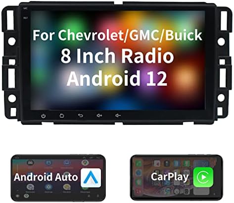 2023 Új Android 12 Csere Rádió Chevy Silverado GMC Acadia Buick Enklávé, Autó Hifi,Bruynic 8 IPS Érintőképernyő fejegység, Autós Játék,