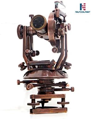 Réz Szögmérő 10 - Vintage Hajózási Eszköz - Réz Antik Szögmérő