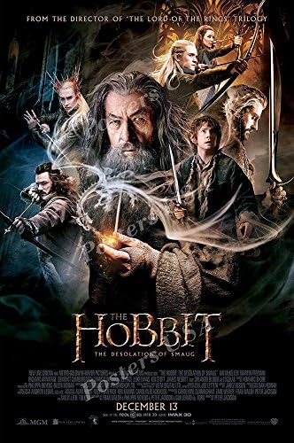 Plakátok USA-ban A Hobbit A Pusztaság Smaug Film Poszter FÉNYES KIVITELBEN - MOV151 (24 x 36 (61cm x 91,5 cm))