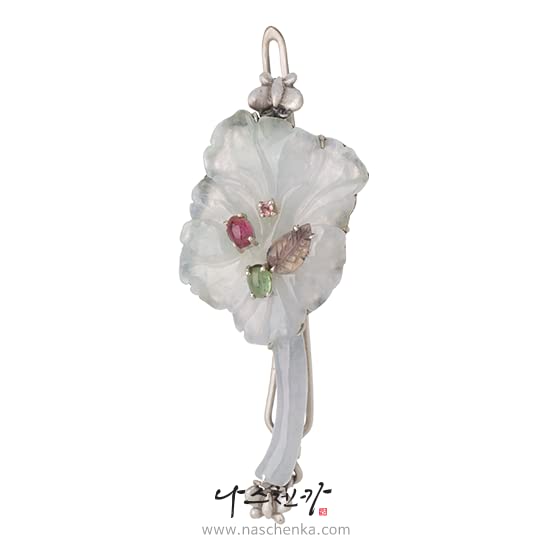 NASCHENKA Hagyományos phoenix, pillangó, virág, esküvői haj-pin a sűrű haja ezüst 나스첸카 헤어핀 1495804