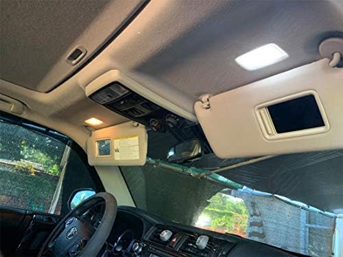 BRISHINE Fehér LED Lámpa Készlet 2010-2020 2021 Toyota 4Runner Szuper Fényes 6000K Belső LED Izzók Csomag + Rendszámtábla Világítás,