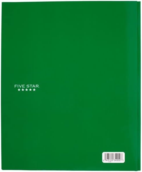 Öt Csillag 2-Zseb, Vasvilla Letter Méretű Papír Mappa, Zöld